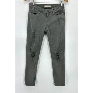 Mavi Jeans Co Womens Ada Pants Distressed Stretch Cotton Blend Green 24/29